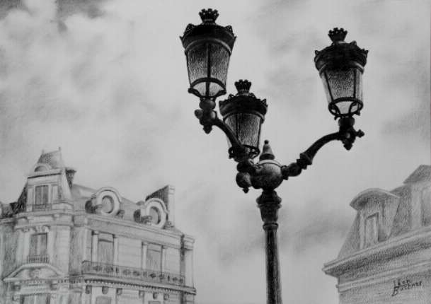 Limoges streetlamp